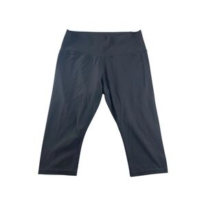 Athleta Transcend Capri Leggings Black Size 2X Workout Athleisure Pants